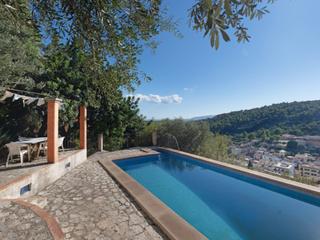 Haus in Bunyola. Idílica finca en sa comuna de bunyola con vistas panorámicas al