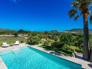 Masia a Capdepera Poble. Finca rustica reformada con piscina y fantásticas vistas panorám
