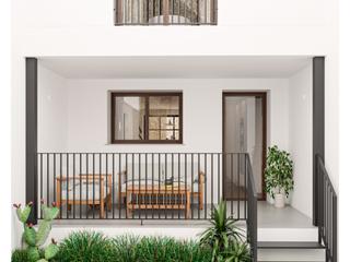 Casa a Sóller. Casa de pueblo con patio, terraza y aparcamiento en el centro de