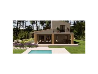 Mas à Montuïri. Moderna finca rústica con vistas panorámicas y piscina en montui