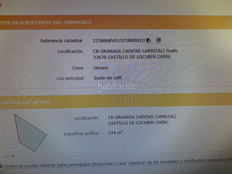 Foto 513e3f4b-5cd9-471b-99d0-6aec42dbd84c. Terreno residenziale in Castillo de Locubín