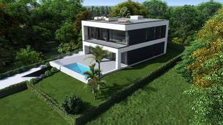 Chalet à Lugar reis 23. Chalet de lujo con piscina en sanxenxo, con materiales de gama a