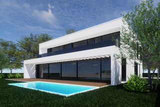 Chalet  Rua aios. Chalet con piscina en proyecto en sanxenxo cerca de la playa