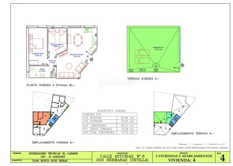 Foto c2ea0ce1-1c8a-4ff1-9071-b8a7a6c8fdef. Etagenwohnung in Centro - Doña Mercedes Dos Hermanas