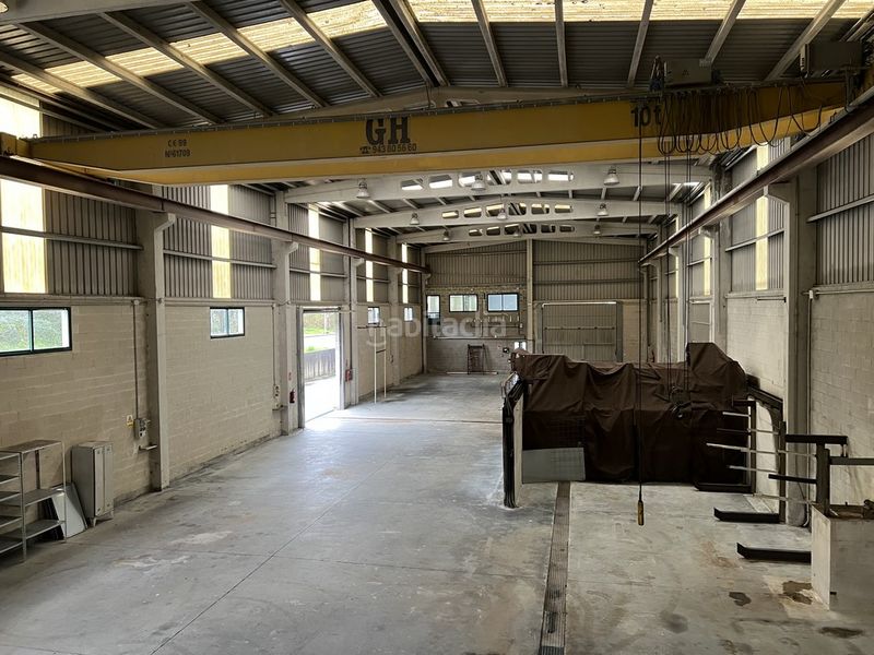 Foto b0f776d2-9664-49ba-baa1-956dbb94f033. Alquiler nave industrial en rúa nobel 164 alquiler de nave con puente grúa en el polígono de espíritu santo, en Cambre