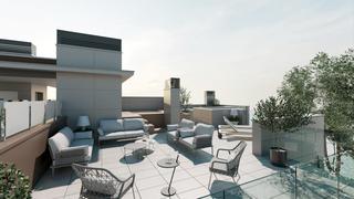 Attique  Diagonal 38. Atico de obra nueva con piscina privada y solarium en montemar