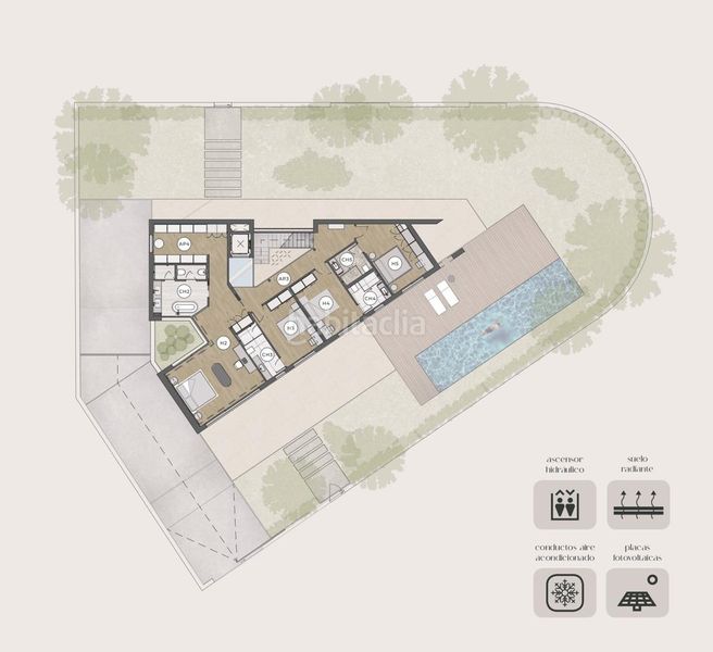 Foto aab5eb7b-fb41-4618-bf6f-7e0318f5c12b. Casa amb calefacció piscina a La Pineda Castelldefels