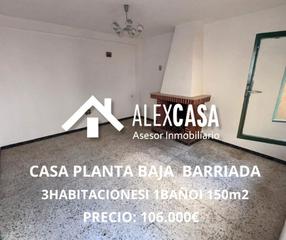 Casa a Cabra. Casa planta baja barriada cabra
