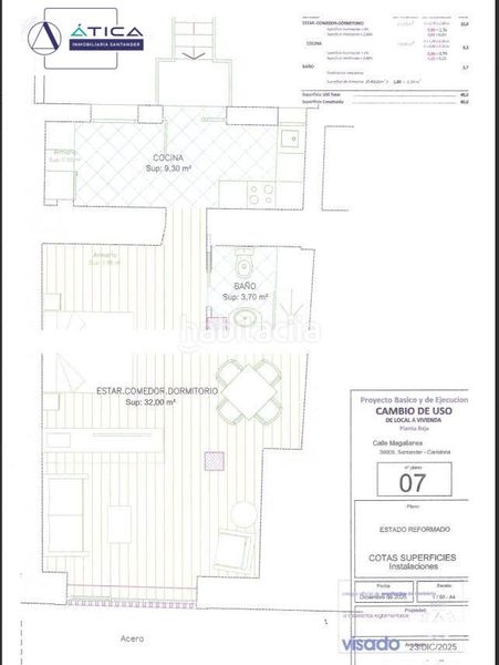 Foto 1486e773-5fe8-4bd5-ad42-659c6fddf45f. Studio avec chauffage dans Centro - Ayuntamiento Santander