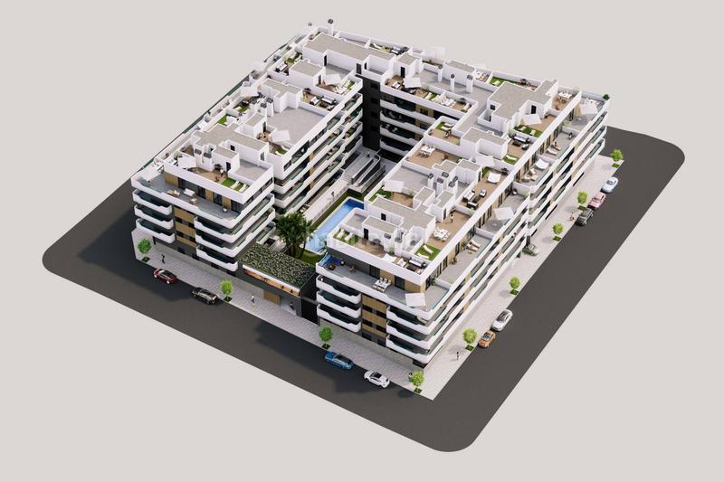 Foto 196699b2-4ac1-490b-9d27-a714d176c8d3. Planta baja , 2 dormitorios, 2 baños, piscina, en Santa Pola