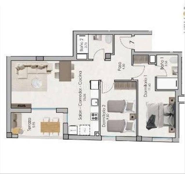 Foto 3f29f8db-7cc2-440c-aa70-bc1daed94e4b. Planta baja , 2 dormitorios, 2 baños, piscina, en Santa Pola