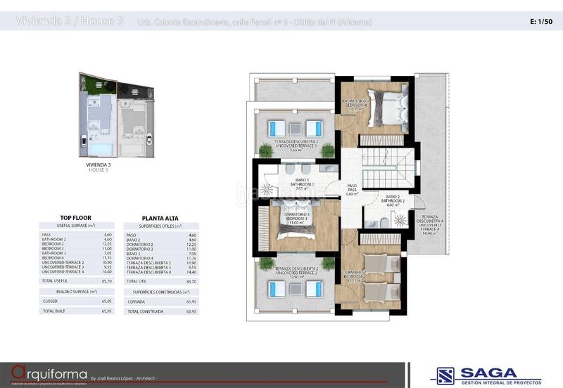 Foto 8c617452-c6ee-45f4-9888-4d240972353c. Semi detached house with pool in Escandinavia-Cautivador Alfàs del Pi (l´)