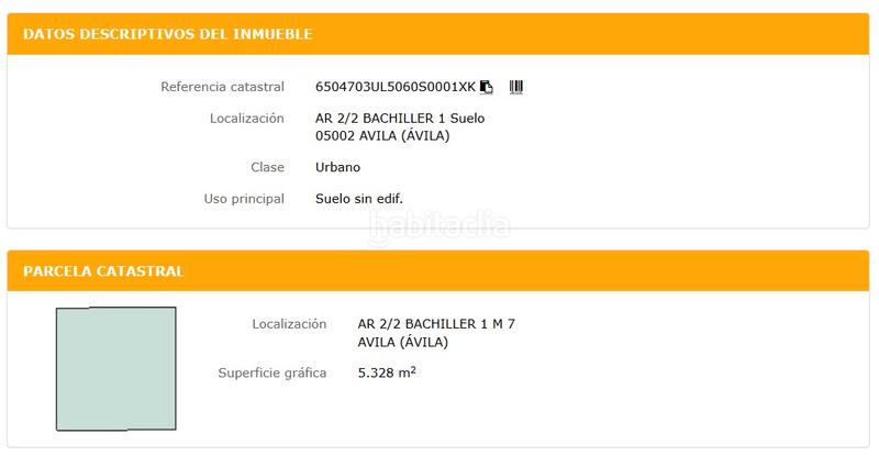 Foto c8096039-33d2-4f5c-a0dd-08c4e52106a8. Terreny residencial a calle jesús grande aparicio 54 a Ávila