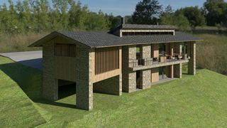 Maison à Carrer font del gatell 11. Proyecto de casa unifamiliar en la molina