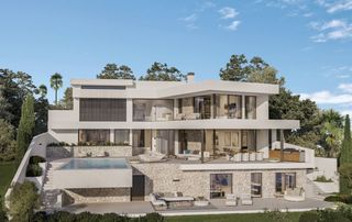 House in El Faro de Calaburra - Chaparral. Villa moderna de nueva construcción en venta en mijas costa, sur