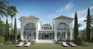Casa a Las Brisas. Villa contemporánea en nueva andalucía con distribución flexible