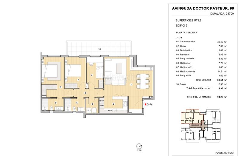 Foto 05c8867f-0db0-4feb-ba64-c3fe528ee74c. Appartement 95m<sup>2</sup> dans avinguda del doctor pasteur 99 dans Igualada
