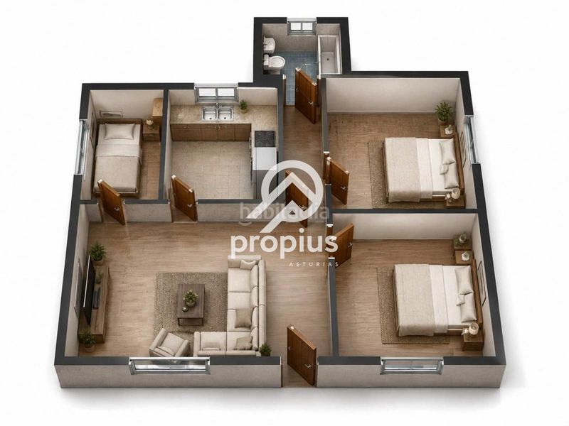 Foto ada425cb-d651-4834-855c-b1ee96b7db97. Casa adossada amb calefacció a Pría-Nueva-Hontoria-Naves Llanes