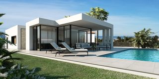 Chalet en El Montgó. Moderna villa con vistas al mar