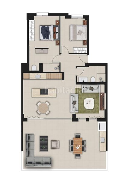 Foto 5df6d58c-5b38-46d4-86d0-af86c6a4a19b. Apartament amb calefacció aparcament piscina a Pedreguer