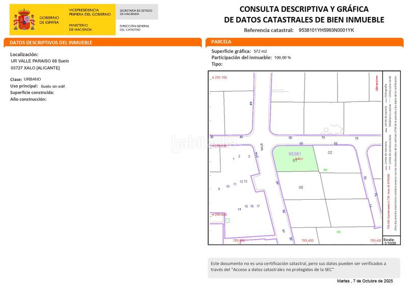 Foto b329e288-74d3-4198-99dc-aa81d2bd797c. Terreny residencial a Xaló