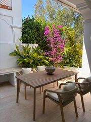 Affitto Casa a schiera in Calle camino de cortes 47. Chalet adosado en alquiler de larga temporada en estepona