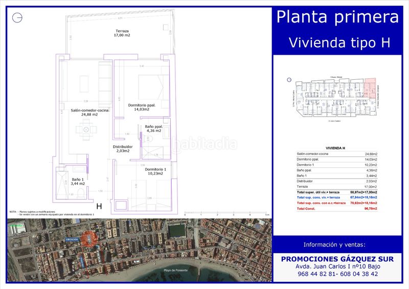 Foto 3fb1593d-574d-404d-8b03-e5229bba29ea. Apartament amb aparcament piscina a El Rubial Águilas