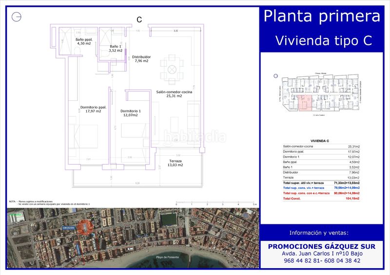 Foto 828f3e98-5eeb-4f75-9f80-bda0b2090476. Apartament amb aparcament piscina a El Rubial Águilas