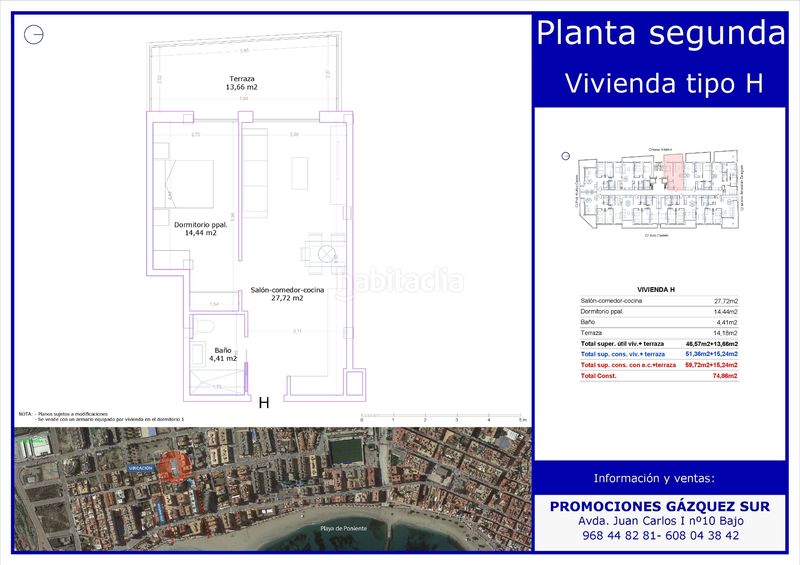 Foto a105ac9d-b2a0-484f-ad30-b2c3d245a994. Apartament amb aparcament piscina a El Rubial Águilas