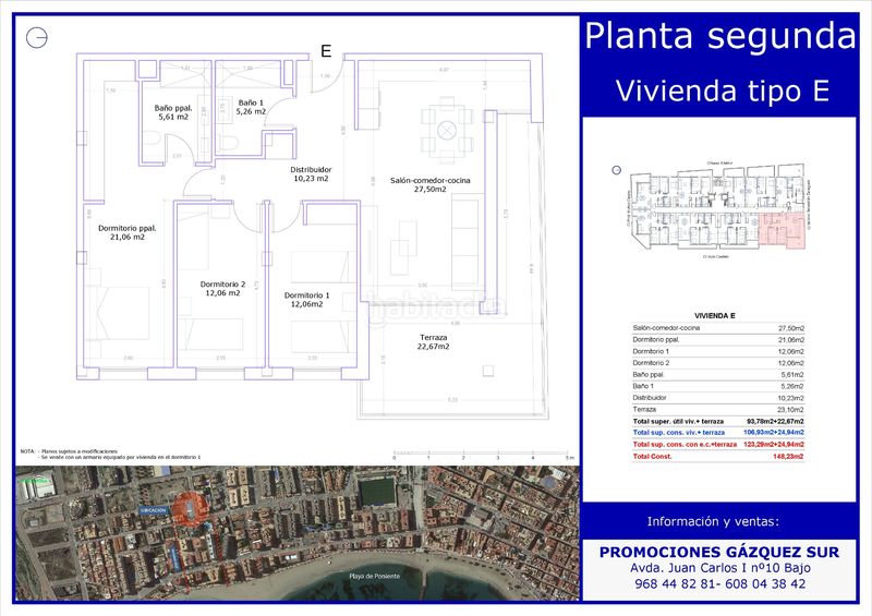 Foto ded4ea47-ef95-4ad2-aab7-7c3747b4d6ea. Apartament amb aparcament piscina a El Rubial Águilas