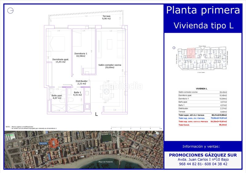 Foto ecfd53cc-9191-4149-a290-5836270d280b. Apartament amb aparcament piscina a El Rubial Águilas