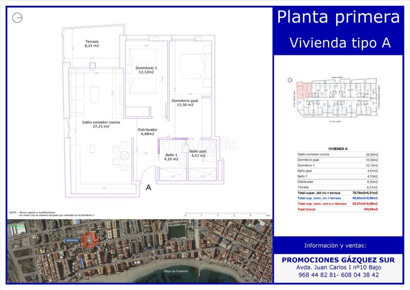 Foto f8fe5906-b24b-4e62-bc24-98a92765cd05. Apartament amb aparcament piscina a El Rubial Águilas