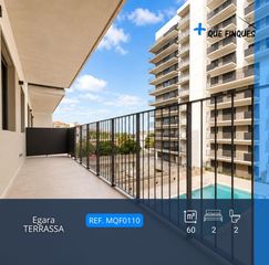 Miete Etagenwohnung in Egara. Piso de alquiler a estrenar con piscina, gimnasio y parking