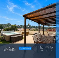 Casa in Les Fonts. Casa adosada de lujo con terraza y jacuzzi en sant quirze del va