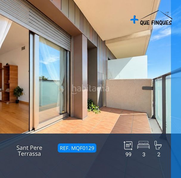 Flat with heating parking in Vallparadís - Antic Poble de Sant Pere Terrassa