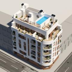 Apartament a Centro - Muelle Pesquero. Apartamento de obra nueva en el centro de torrevieja