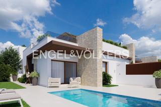 Casa en Desamparados - Hurchillo - Torremendo. Bungalows de obra nueva con piscina privada en vistabella golf