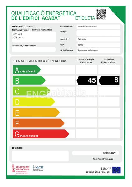 Foto 2a6a5306-f4c3-499b-a2ef-12c53c0a9e0e. Casa con riscaldamento parcheggio piscina in Los Almendros Orihuela