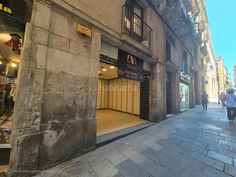 Foto 1099adf9-f016-471b-a2e6-91eaa08670c2. Alquiler local comercial local en alquiler junto plaza sant jaume en Barcelona