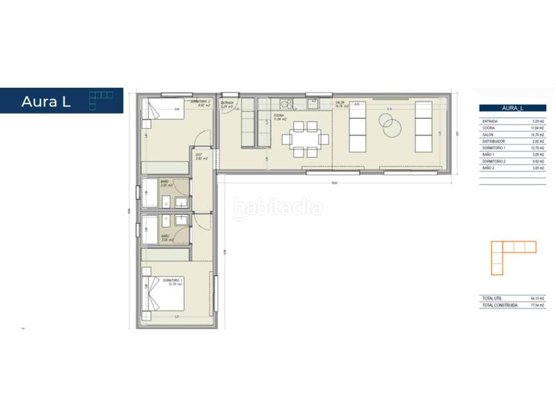 Foto e6fb01ac-e008-4bd5-b7d6-4e3b4ebbeae0. Chalet in modelo aura l s/n in Totana