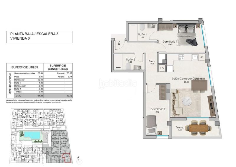 Foto fa15a125-f056-4f71-85f3-4971fe5a6d6a. Planta baixa amb calefacció piscina a Noroeste Santa Pola