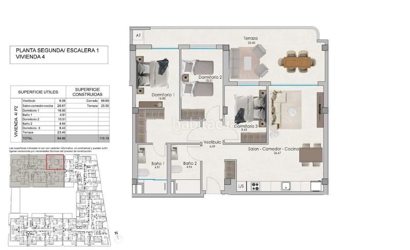 Foto 2fa53299-c4be-45a6-a45e-45f8fff58ddb. Pis amb piscina a Noroeste Santa Pola