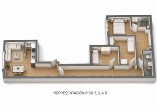 Flat in Paseo independencia 4