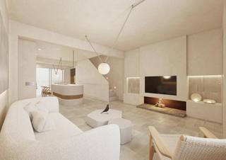 Masía en Pollença Poble. Proyecto de casa de pueblo con piscina en venta en pollensa, mal