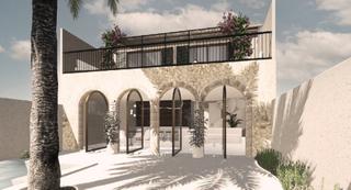 Finca rústica a Campanet. Parcela con proyecto de construcción en venta en campanet, mallo