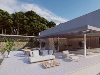Finca rústica a Es Camp de Mar. Solar con vistas al mar y licencia de obra en venta en camp de m