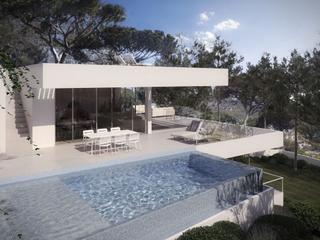 Finca rústica a Es Camp de Mar. Parcela con vistas al mar y licencia de obra en venta en camp de