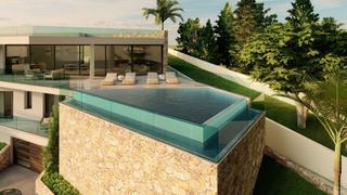 Xalet a Costa d´en Blanes. Elegante villa con piscina infinita y vistas al mar en venta en