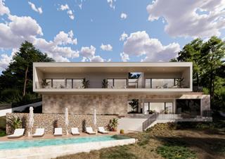 Xalet a Costa de la Calma. Villa a estrenar con vistas a las montañas  a la venta en santa