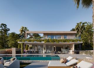 Chalet à Santa Ponça. Villa nueva de lujo a la venta en santa ponsa, suroeste mallorca